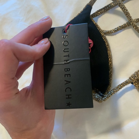 ASOS Gold Bikini Top NWT!! - Picture 6 of 8